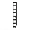 Mercedes Sprinter van side ladder by Avatar Offroad, shown from the front, mounted alongside the van for easy access.