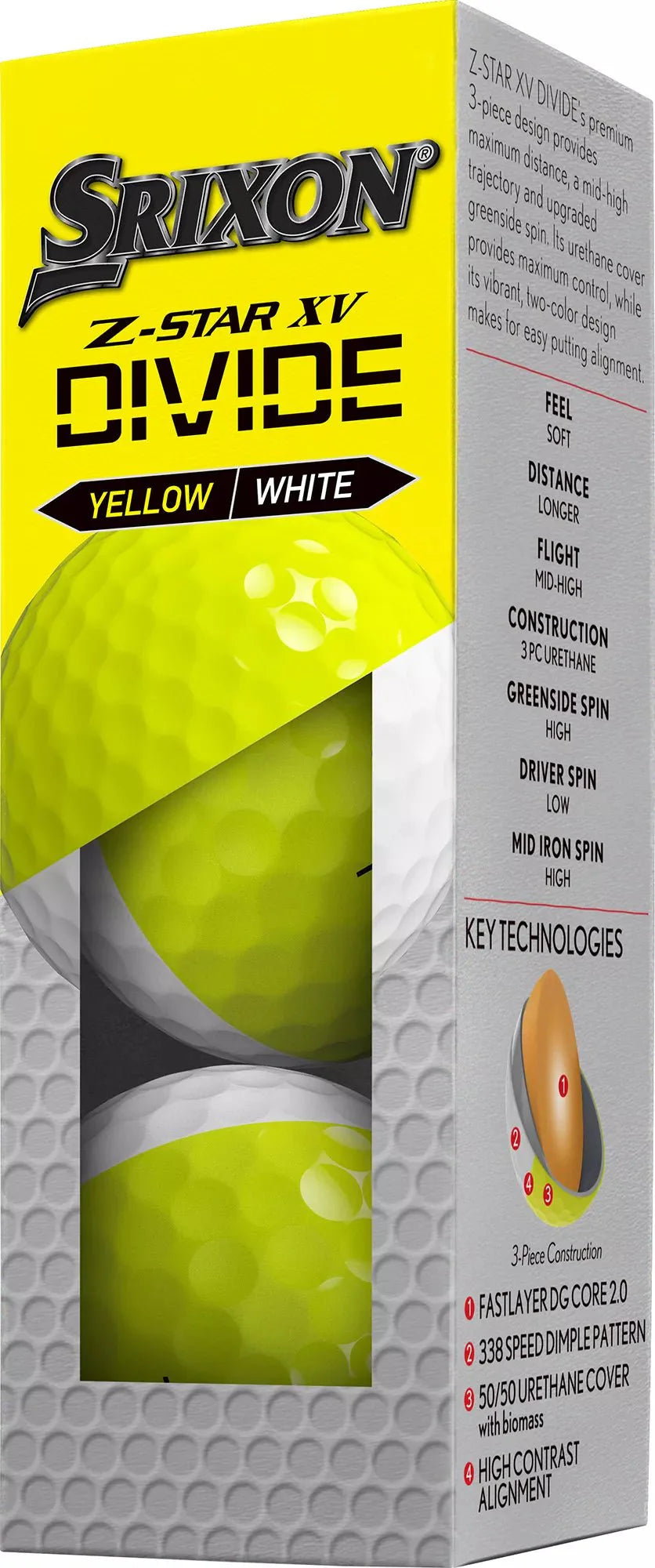 Srixon 2025 Z-STAR XV Divide Golf Balls - OVERLANDERS Outfitter