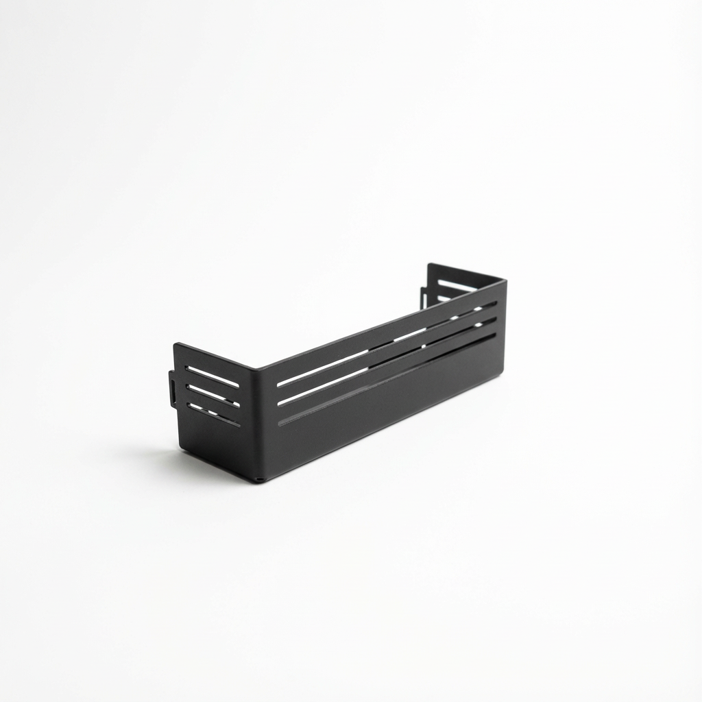 Canyon Adventure Vans made in Utah CAV MOLLE Panel Shelf mounted on a wall with organizational hooks and storage options