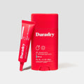 Duradry Sweat Control Duo with deodorant and antiperspirant sticks for effective sweat and odor management.