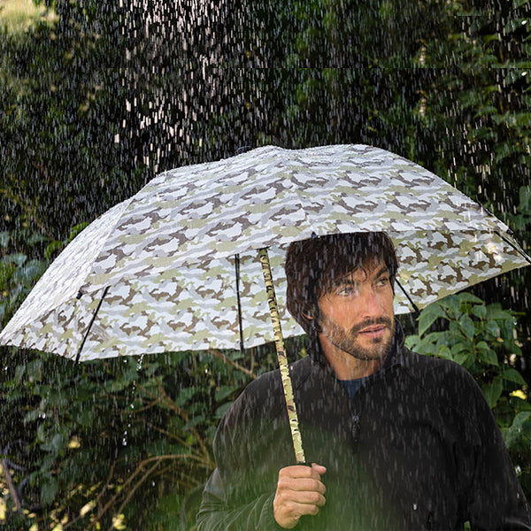 Swing Trekking Umbrella – Lightweight, Nearly Unbreakable Fiberglass Frame with Water-Repellent Canopy, UPF 50+ Sun Protection, and Comfortable EVA Handle - OVERLANDERS Outfitter