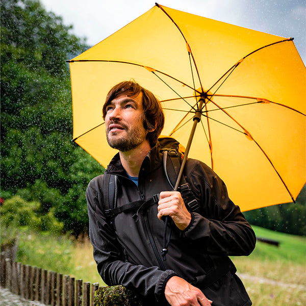 Swing Trekking Umbrella – Lightweight, Nearly Unbreakable Fiberglass Frame with Water-Repellent Canopy, UPF 50+ Sun Protection, and Comfortable EVA Handle - OVERLANDERS Outfitter
