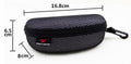 Bean's Moto Booth riding glasses storage case with a compact, protective design for motorcycle eyewear.