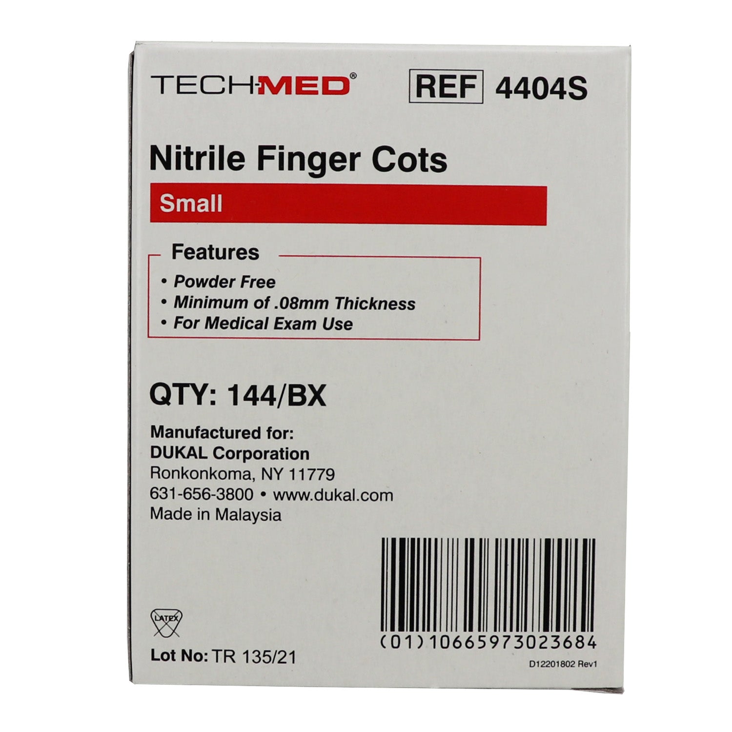 Latex Free Finger Cots - Small, Box of 144 - OVERLANDERS Outfitter
