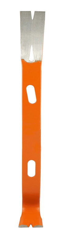 15-inch pry bar with emergency gas valve shut-off tool from quakekits.com, durable steel construction for safety and leverage.