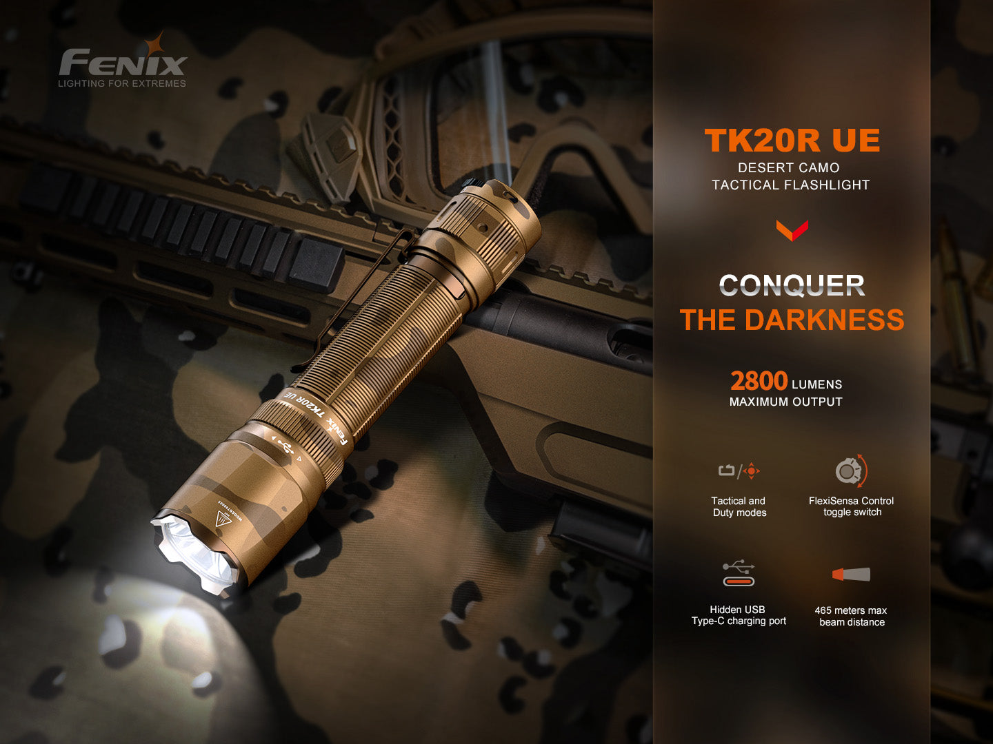 Fenix TK20R UE Tactical LED Flashlight - 2800 Lumens - We The Collective