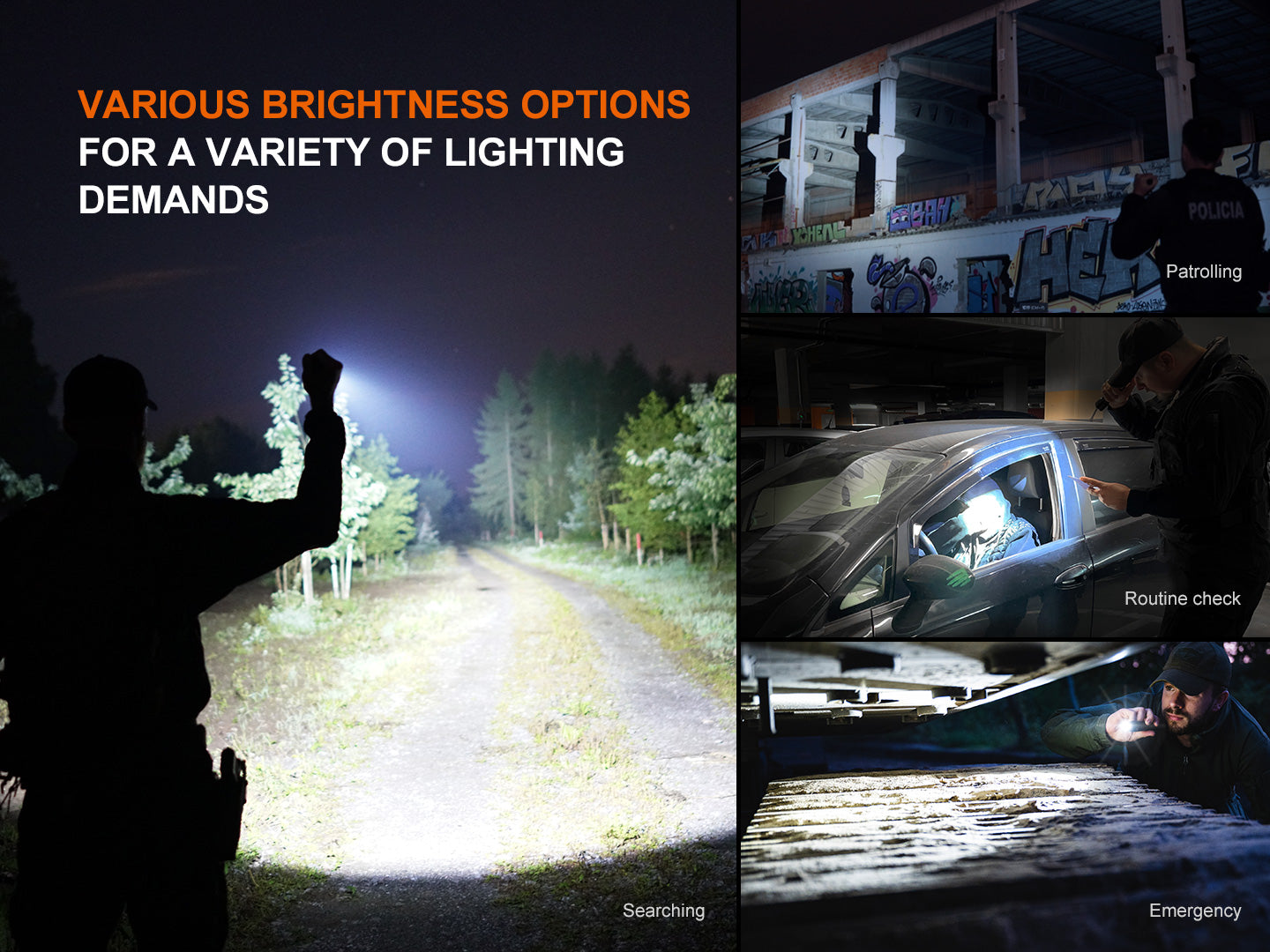 Fenix TK22R Rechargeable Tactical & Duty Flashlight - We The Collective