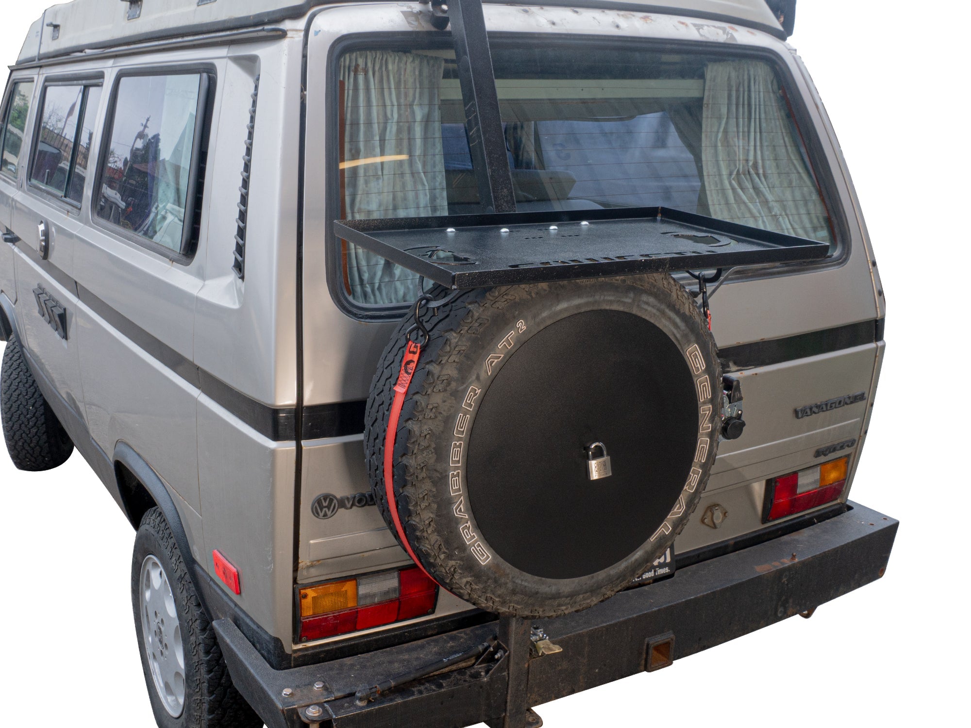 Tray on Spare Bracket Bundle [Bus/Vanagon] - OVERLANDERS Outfitter