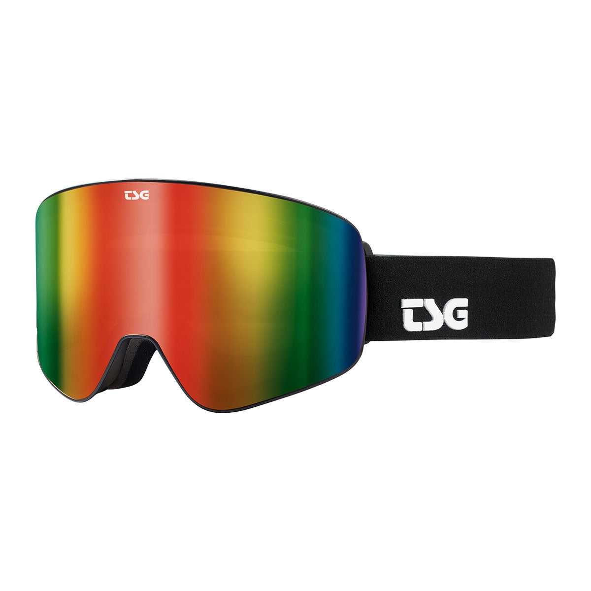 Black TSG Winter Goggle Four eyewear by ZEITBIKE, showing the sleek design and adjustable strap in a close-up shot.