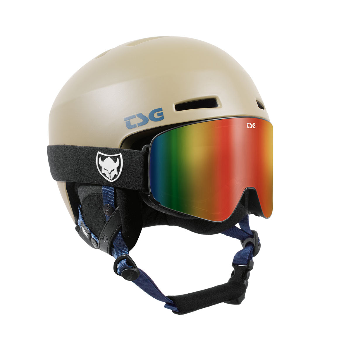 Black TSG Winter Goggle Four from ZEITBIKE, designed for eyewear, featuring a snug fit and clear visibility for winter sports.