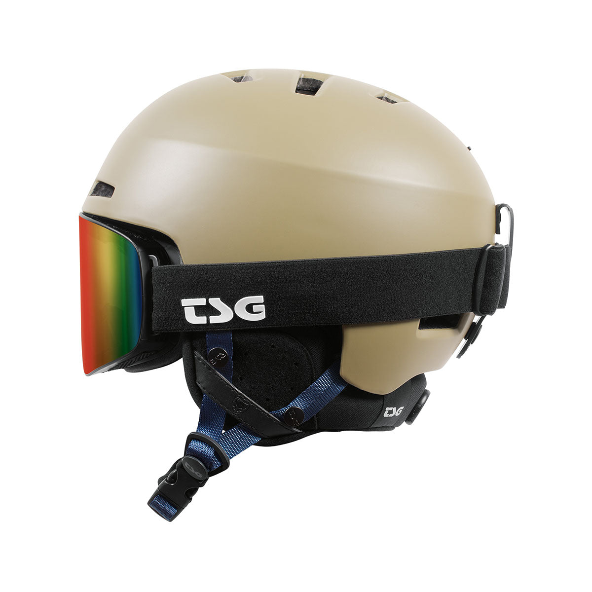 ZEITBIKE TSG Winter Goggle Four in black, eyewear with adjustable strap and foam padding for winter sports protection.
