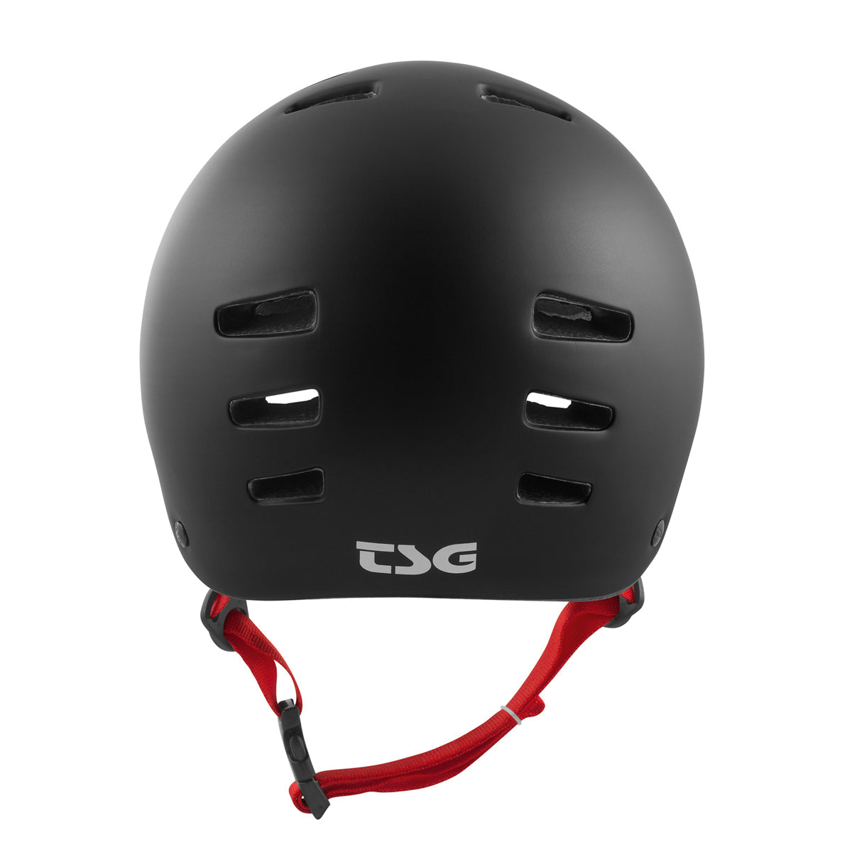 ZEITBIKE TSG Superlight helmet in satin black with sleek design and ventilation, designed for safety and lightweight comfort.