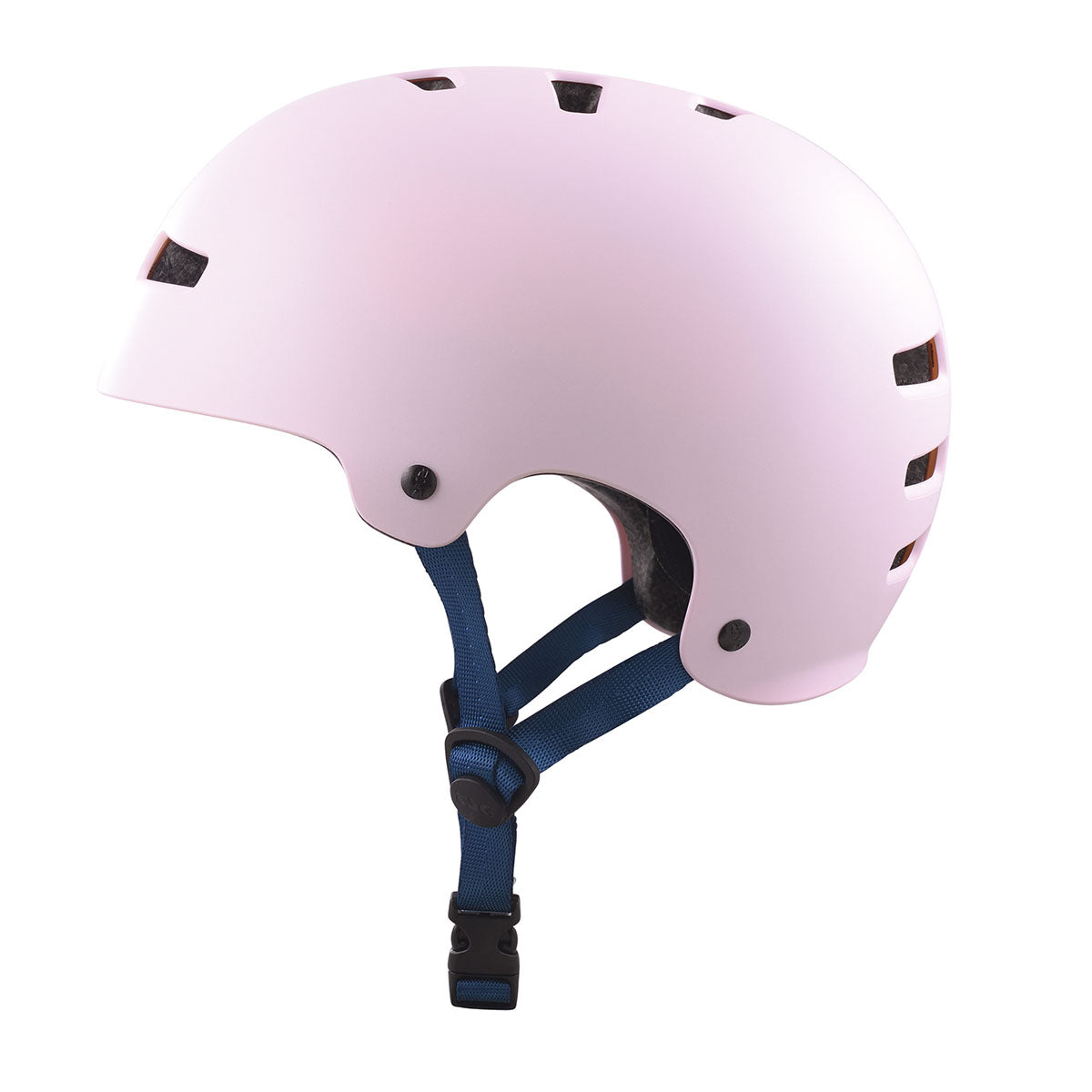 Pink TSG Evolution women's helmet by ZEITBIKE, featuring a sleek design and adjustable straps for safety and comfort.