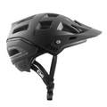 ZEITBIKE TSG helmet in satin black with a smooth, solid color finish, showcasing the sleek, aerodynamic helmet design.