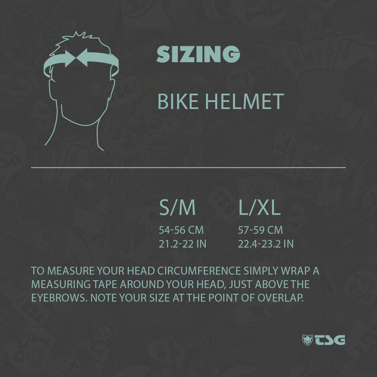 TSG Scope solid black satin helmet by ZEITBIKE, showing a sleek helmet with smooth black finish and detailed sizing labels.