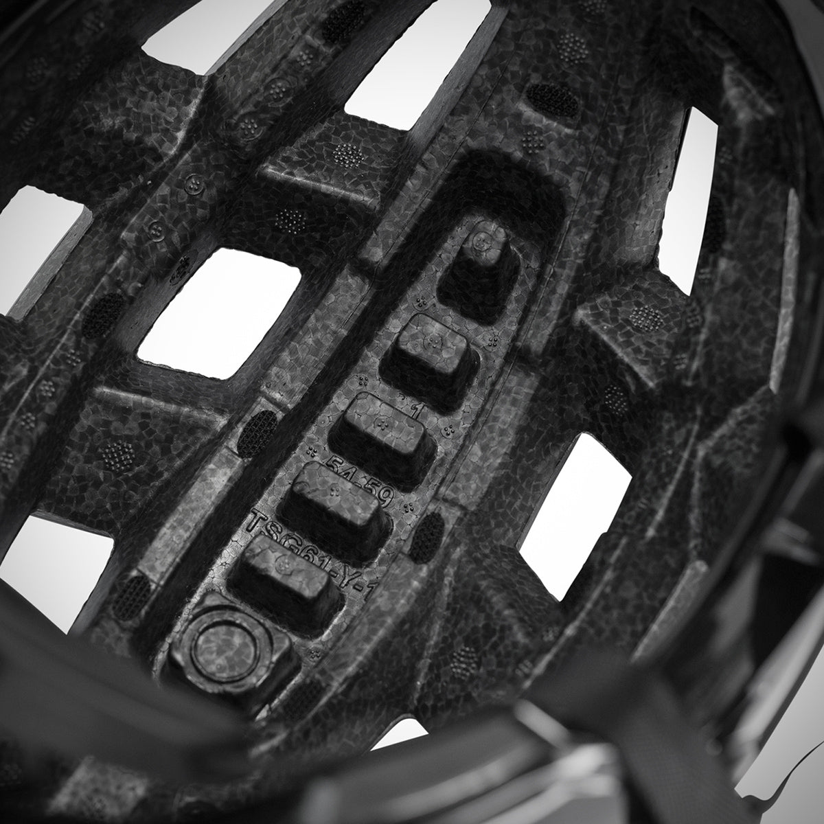 Satin black TSG helmet with a sleek design and strap channel, featuring a solid color finish by ZEITBIKE.