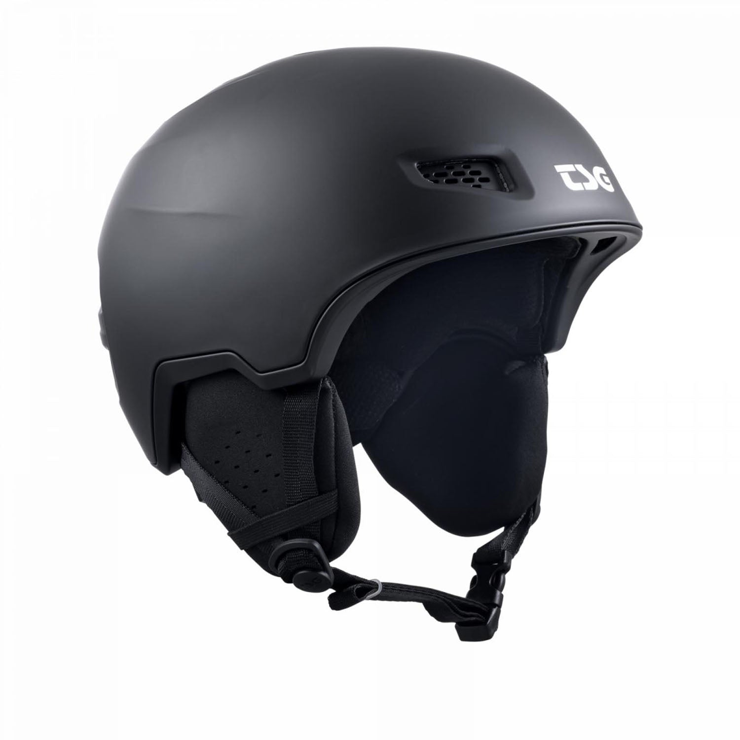 Black TSG All Terrain helmet by ZEITBIKE with protective pads, designed for versatile outdoor biking and riding.