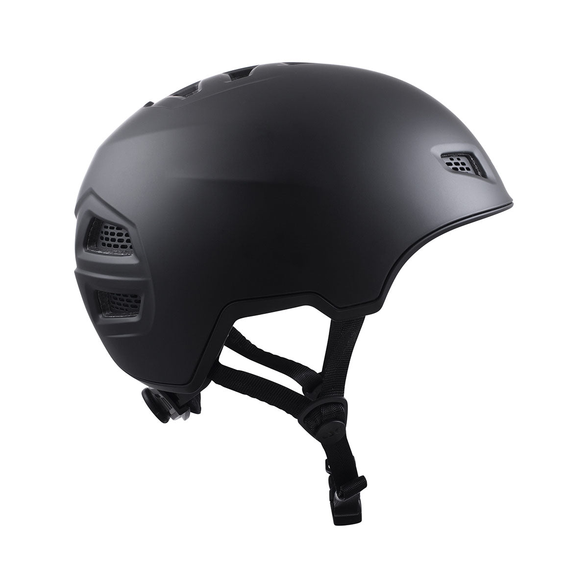 Black TSG All Terrain helmet by ZEITBIKE with durable design and ventilation for mountain biking and outdoor activities.