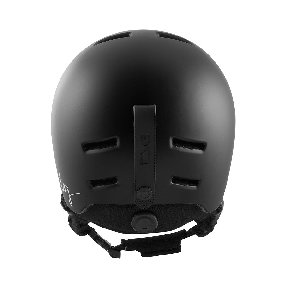 ZEITBIKE TSG Women's Cosma 2.0 Ski and Snowboard Helmet in black with adjustable straps and ventilation openings.