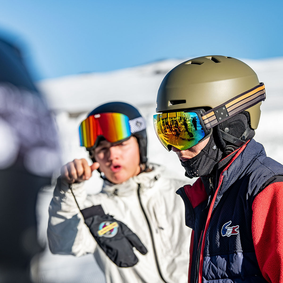 ZEITBIKE TSG Tweak ski and snowboard helmet with adjustable fit and ventilation, shown in black with sleek design
