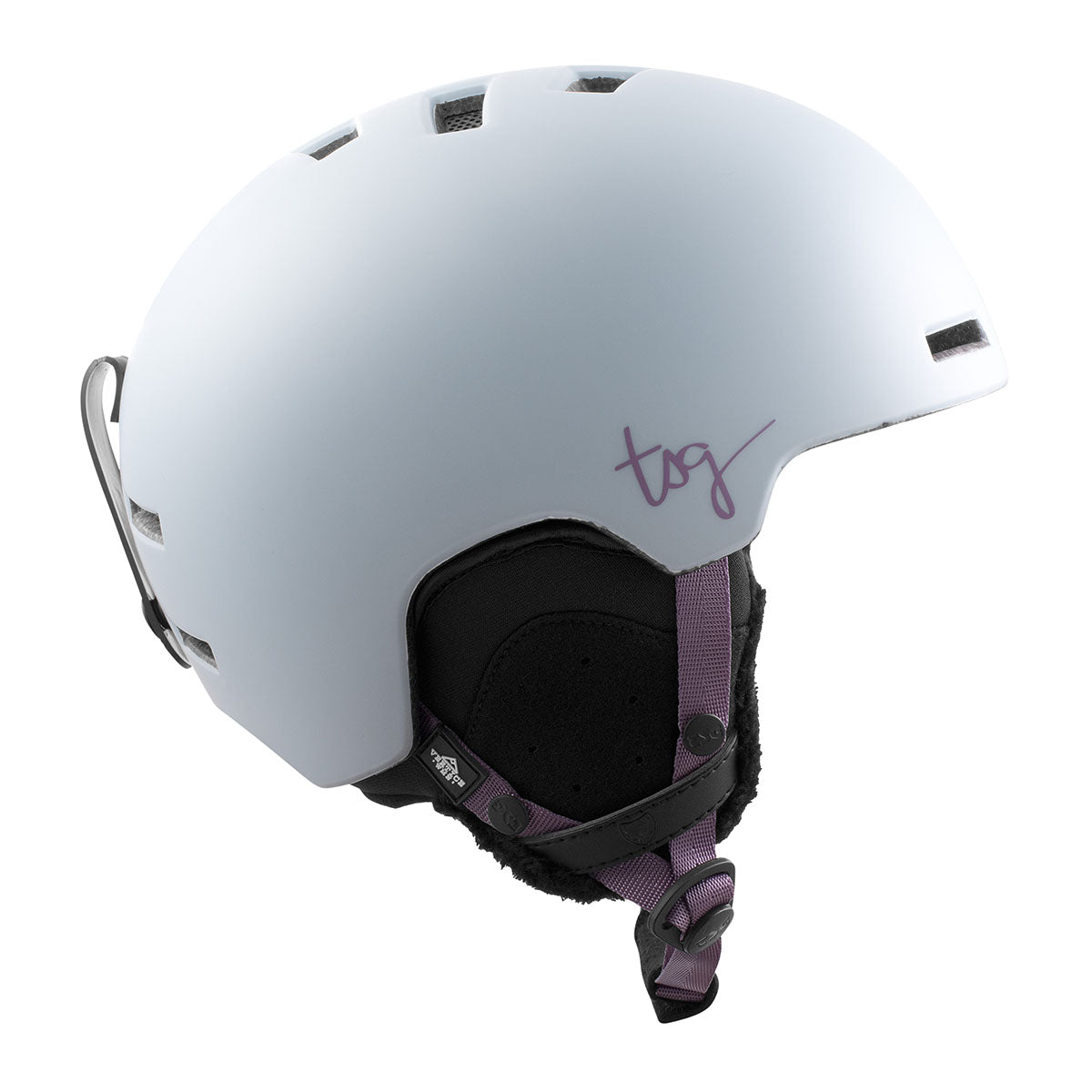 ZEITBIKE TSG Vertice women’s ski and snowboard helmet in skyride blue with adjustable straps and ventilation.