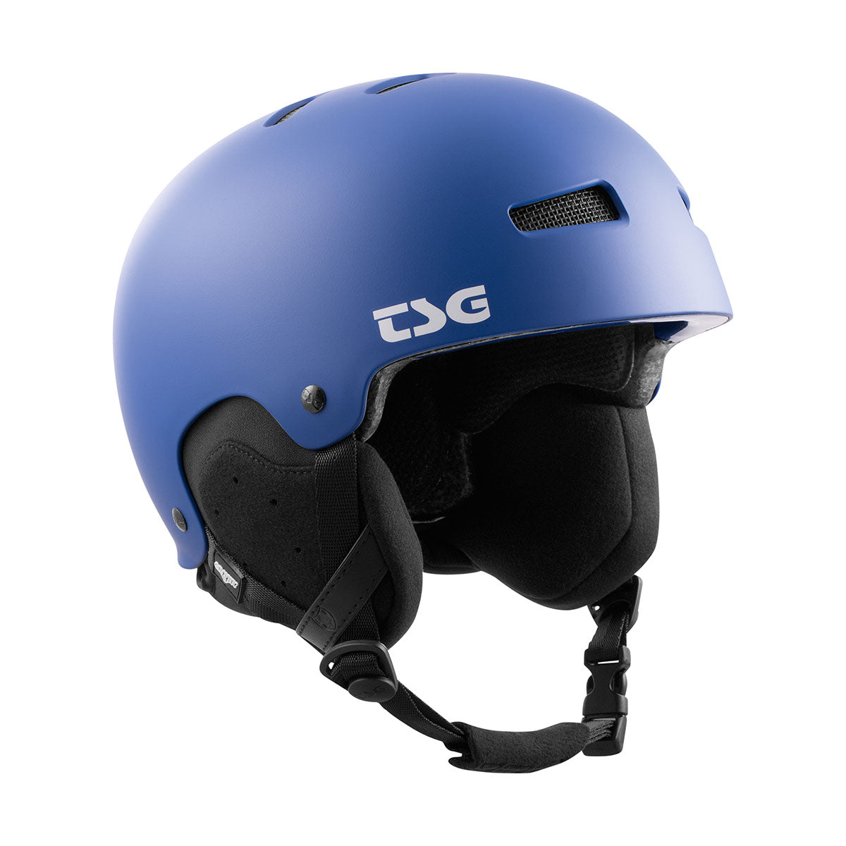 ZEITBIKE TSG Gravity ski and snowboard helmet in navy with adjustable straps and ventilation openings.
