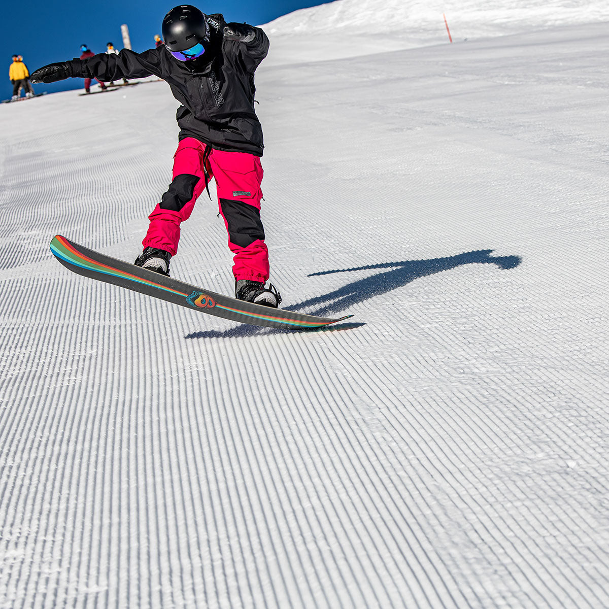 ZEITBIKE TSG Gravity ski and snowboard helmet in large size, black with ventilation vents and adjustable straps.