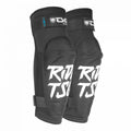 Black TSG Scout A elbow guard by ZEITBIKE, protective pad with adjustable straps, designed for safety during biking.