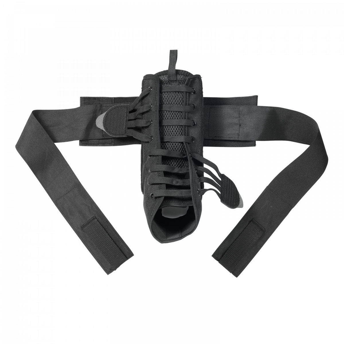 Black TSG Ankle Support 2.0 protective pad by ZEITBIKE with adjustable straps and padded comfort for stability.