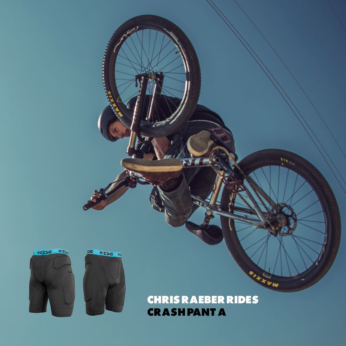 Black TSG Protective Shorts Crash Pant A by ZEITBIKE, padded protective pads for cycling safety, shown on a plain background.