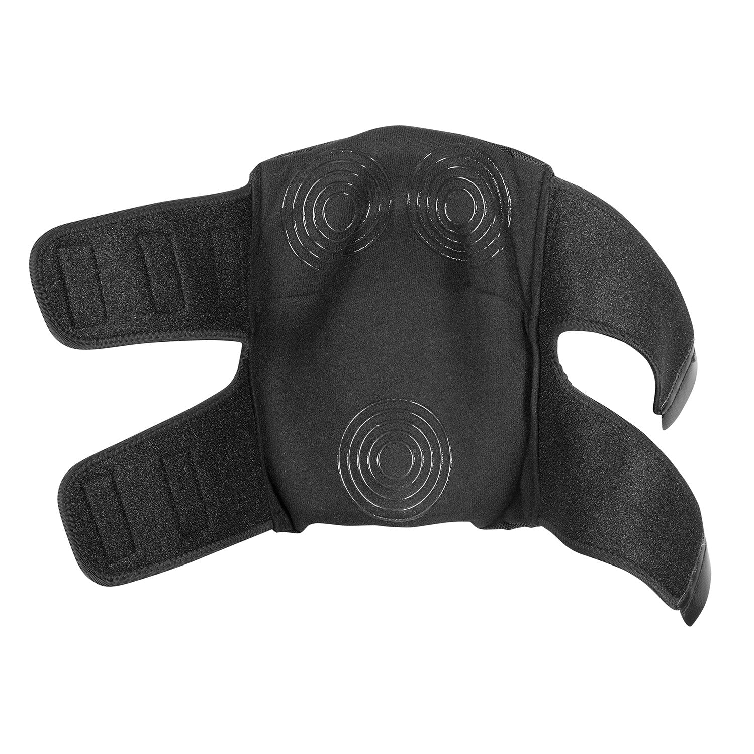 Black TSG Force V A skate knee pads by ZEITBIKE, protective pads with adjustable straps and impact-resistant padding.