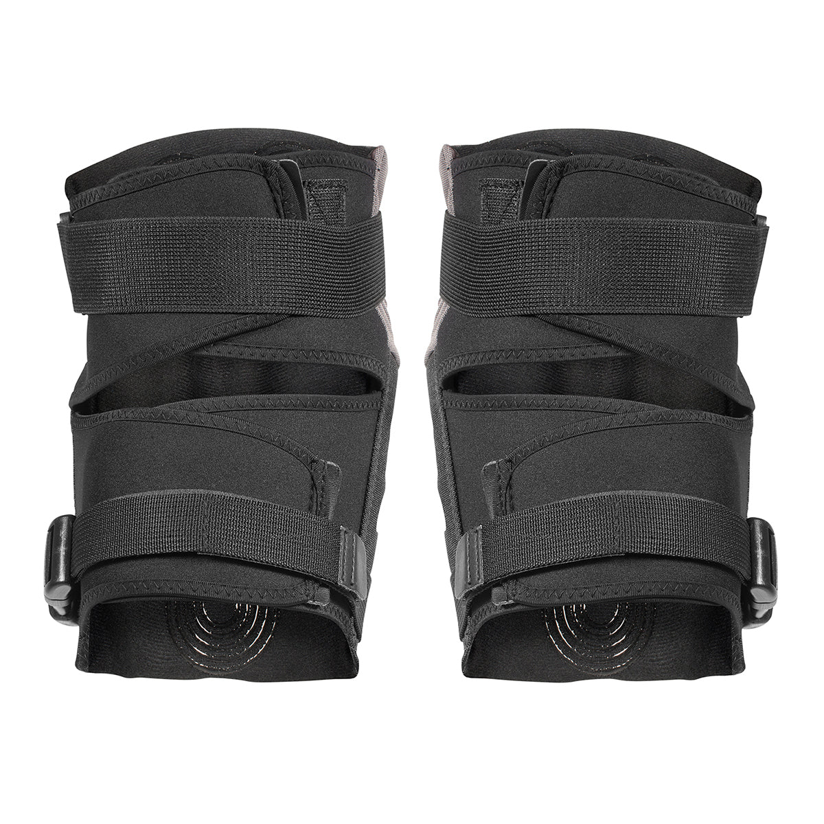 ZEITBIKE TSG Kneepad Roller Derby 3.0 in coal black, protective skate knee pads with padding and adjustable straps.