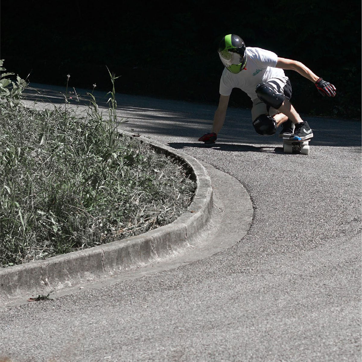 Black TSG Kneepad Sk8 DHP'S skate knee pads by ZEITBIKE, showing padded protective gear with adjustable straps for skateboarding.