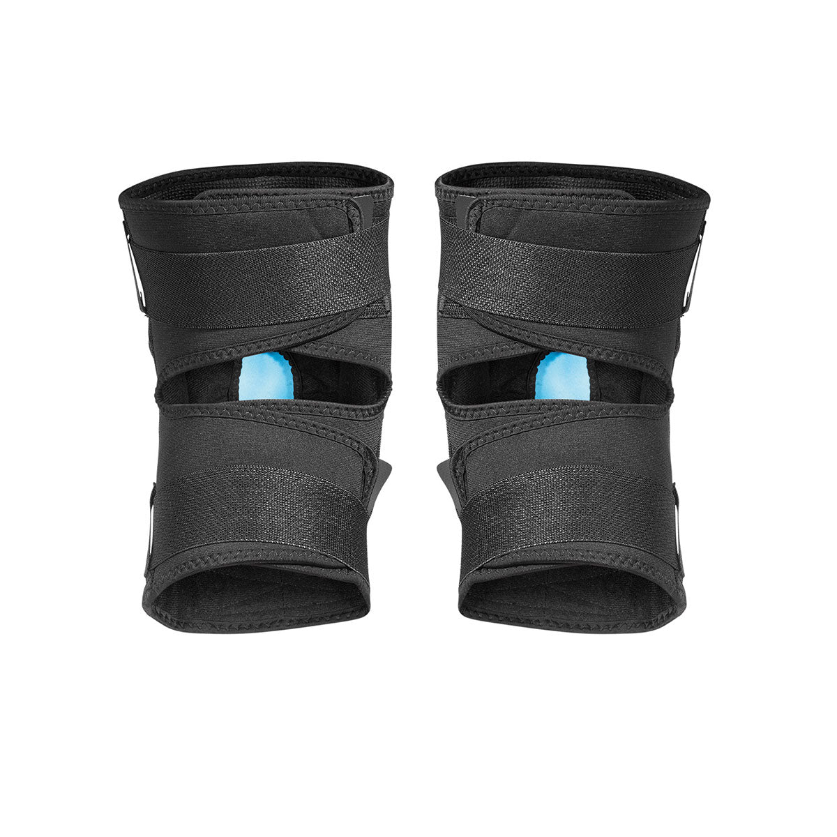 Black TSG Kneepad Wavesk8 A protective skate knee pads from ZEITBIKE, featuring adjustable straps and durable padding.