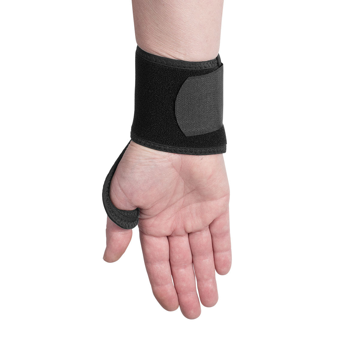 Black TSG wrist brace from ZEITBIKE, a protective pad designed to support and stabilize the wrist during activity.