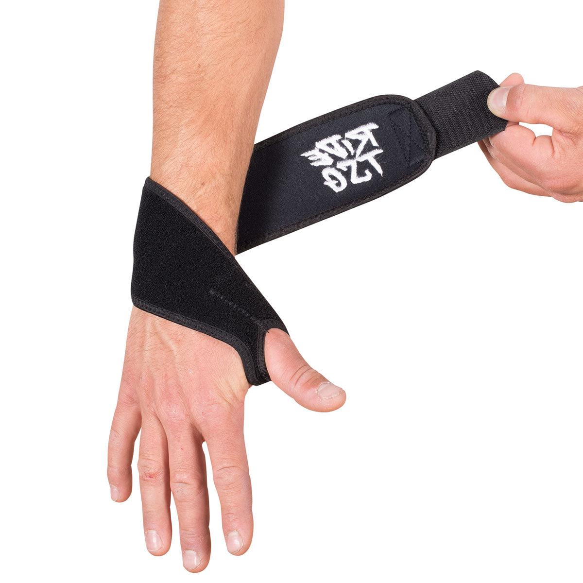 Black TSG wrist brace by ZEITBIKE, protective pad for wrist support, shown on a white background.