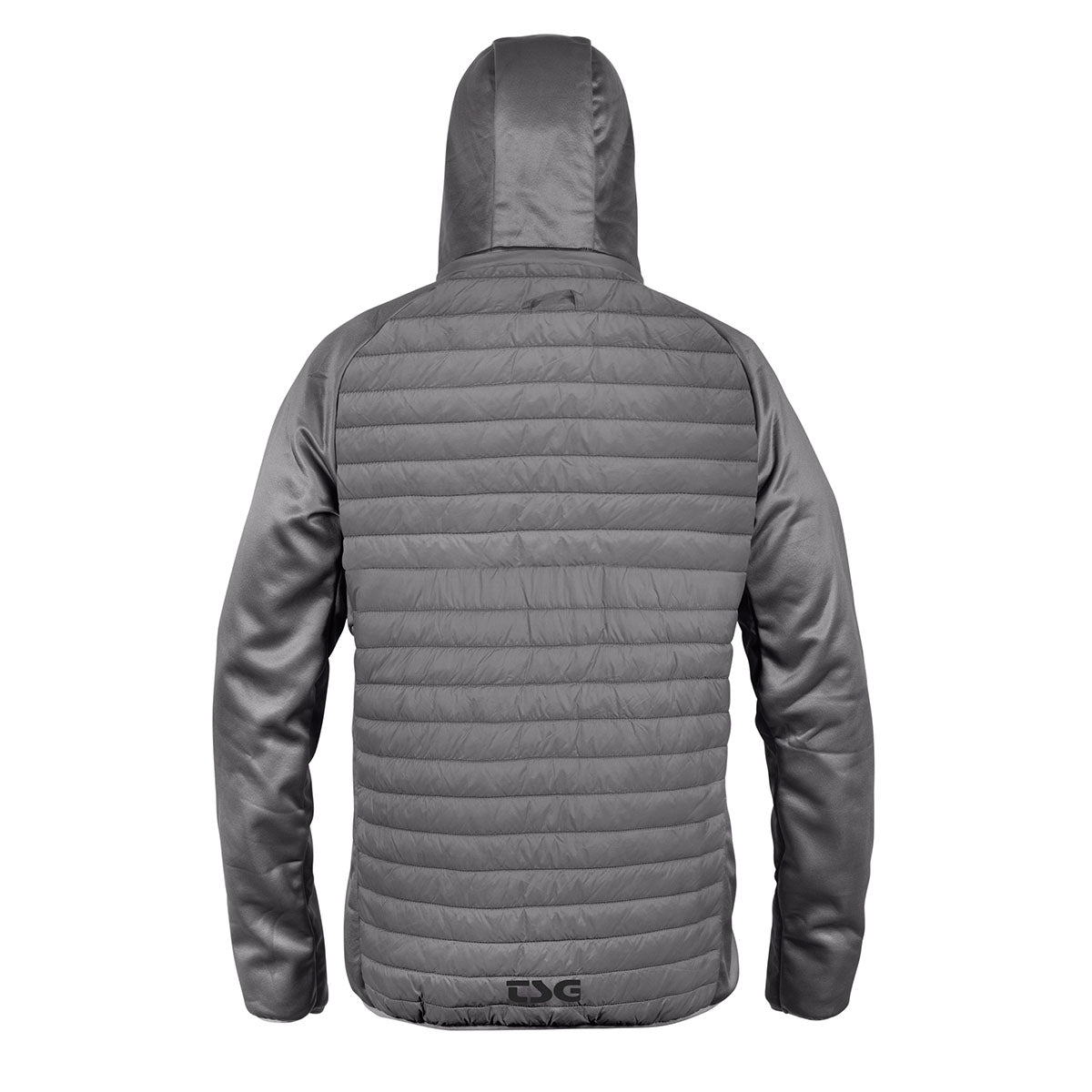 Black TSG insulation jacket by ZEITBIKE, designed for warmth and outdoor cycling, featuring a sleek, insulated clothing style.