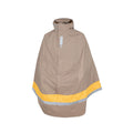 Tucano Urbano Garibalina Opossum dove-grey bicycle rain cape by ZEITBIKE, waterproof outerwear for cycling in wet weather.