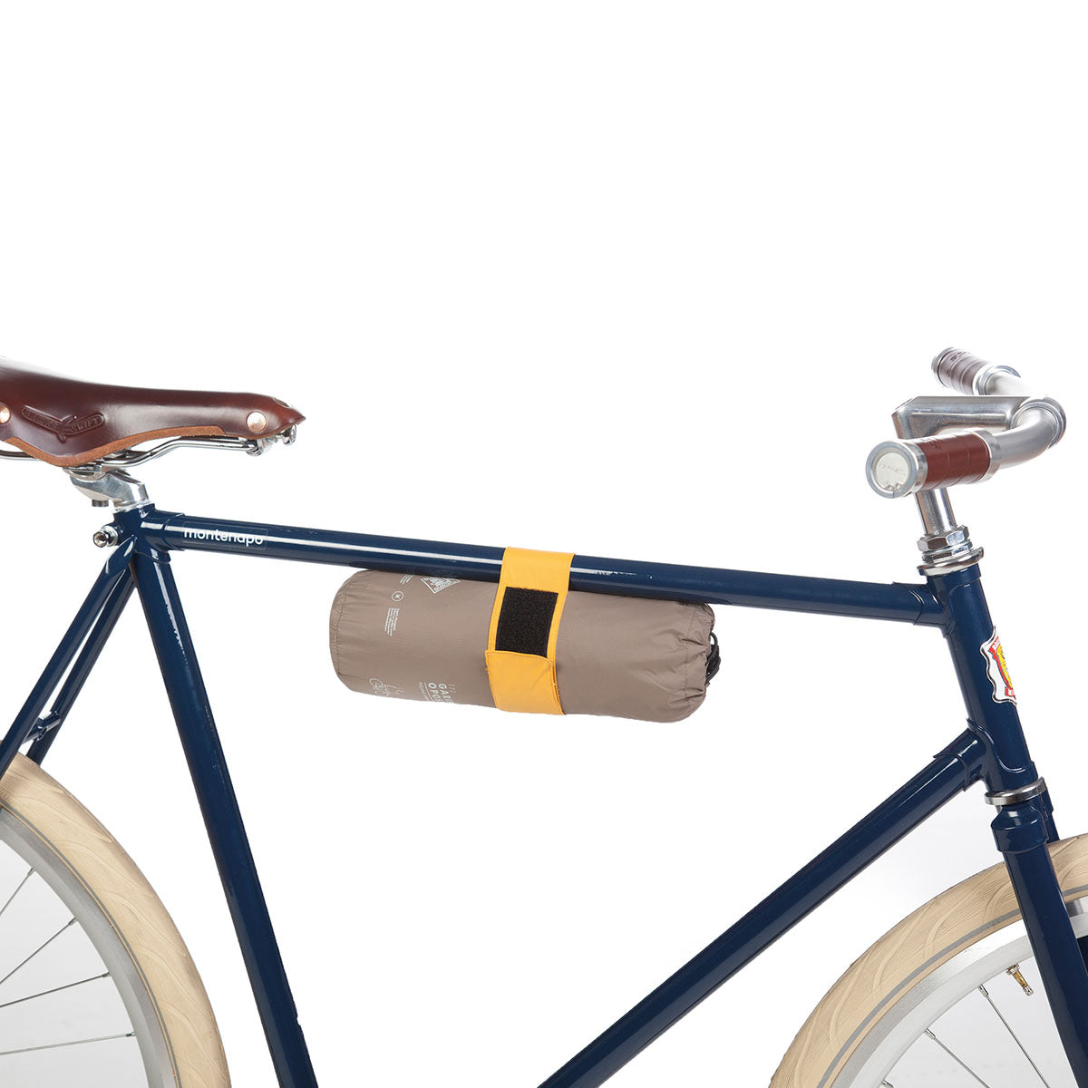 ZEITBIKE Tucano Urbano Garibaldi Opossum dove-grey bicycle rain cape, waterproof and lightweight for cycling in wet weather.