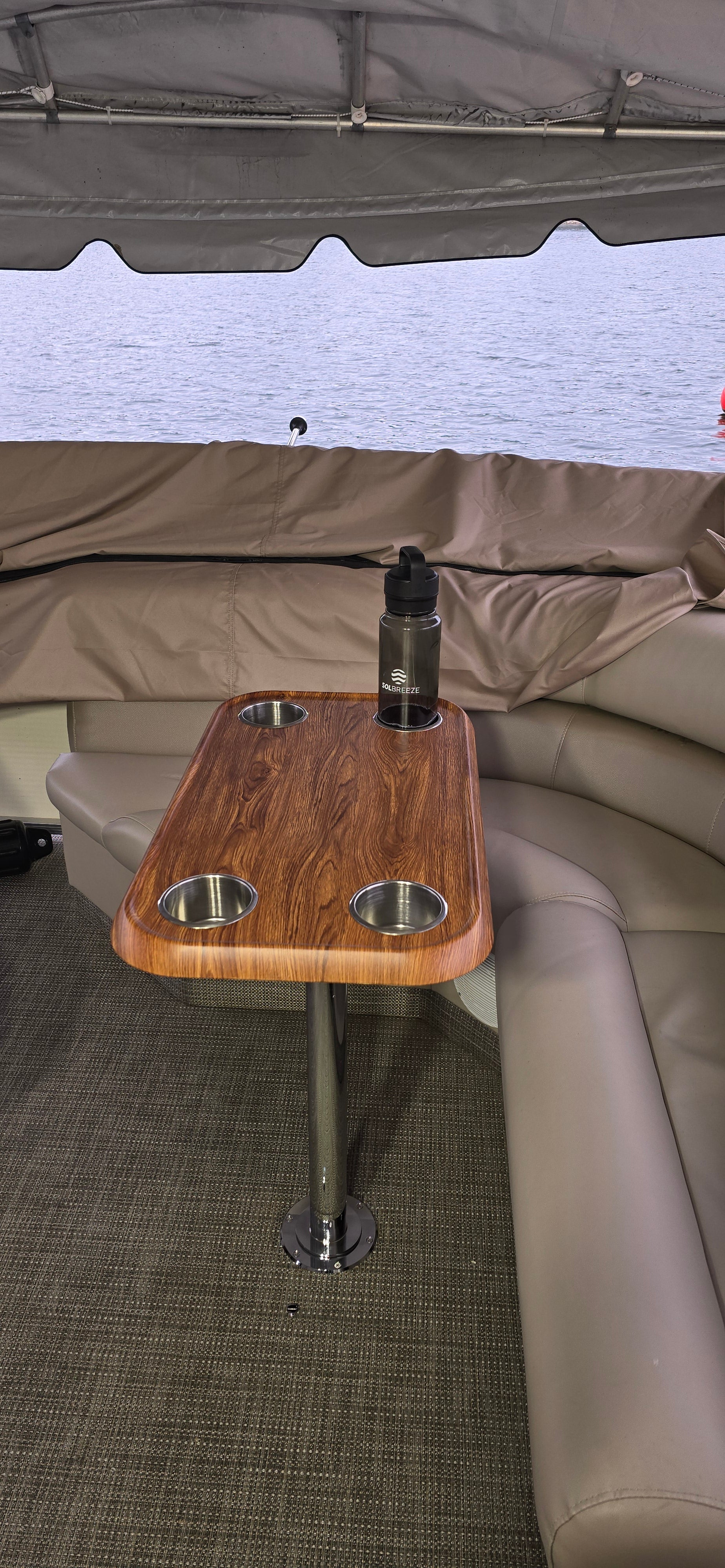 RV Table Bracket, Table Post & Flush Mount Floor Plate - Stainless Steel - OVERLANDERS Outfitter