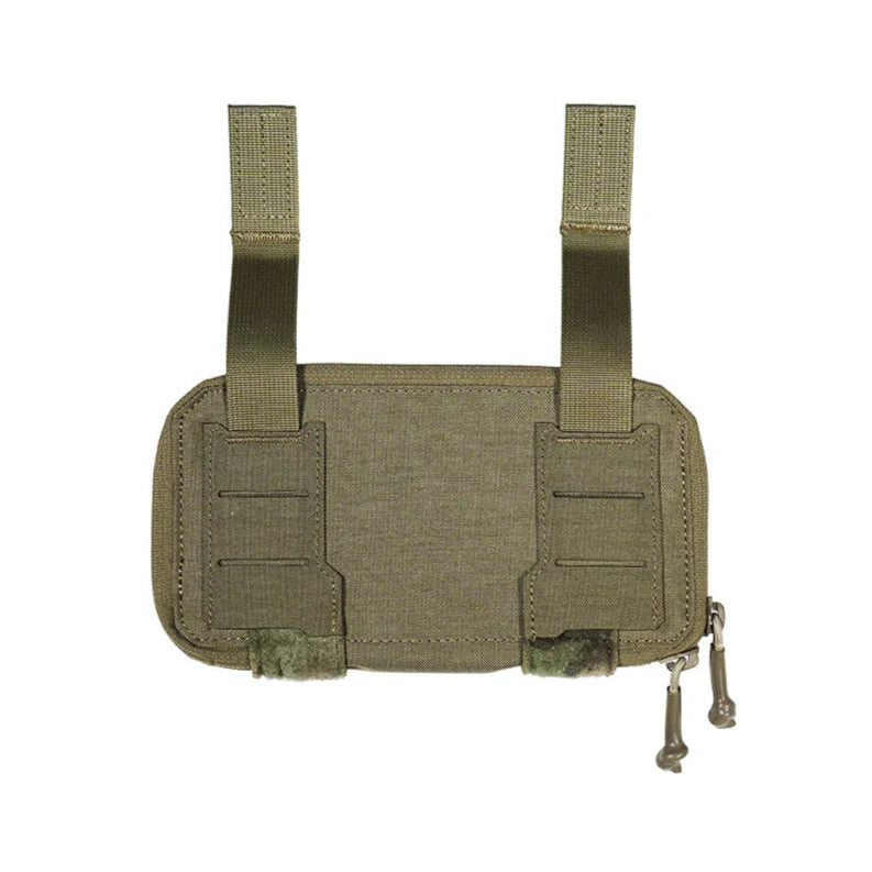 Tan Battleshell™ universal EUD and phone pouch by HCC Tactical, showing a rugged tactical pouch for secure device storage.