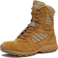 Magnum Boots MAG SHIELD tan suede leather 8-inch work boot with waterproof features and rugged design.