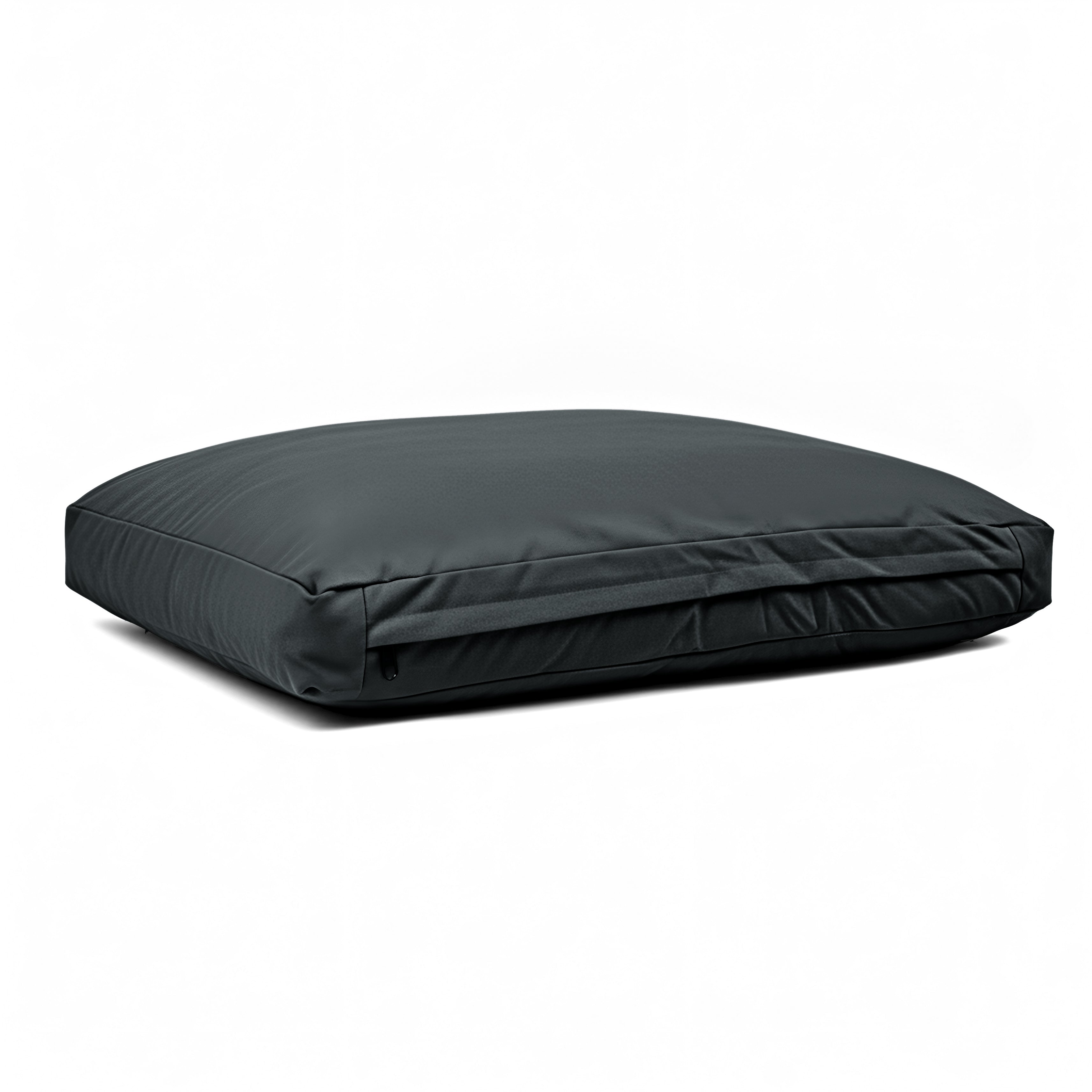 White Duck Outdoors pet dog bed with soft, cushioned fabric and raised sides for comfort and security.