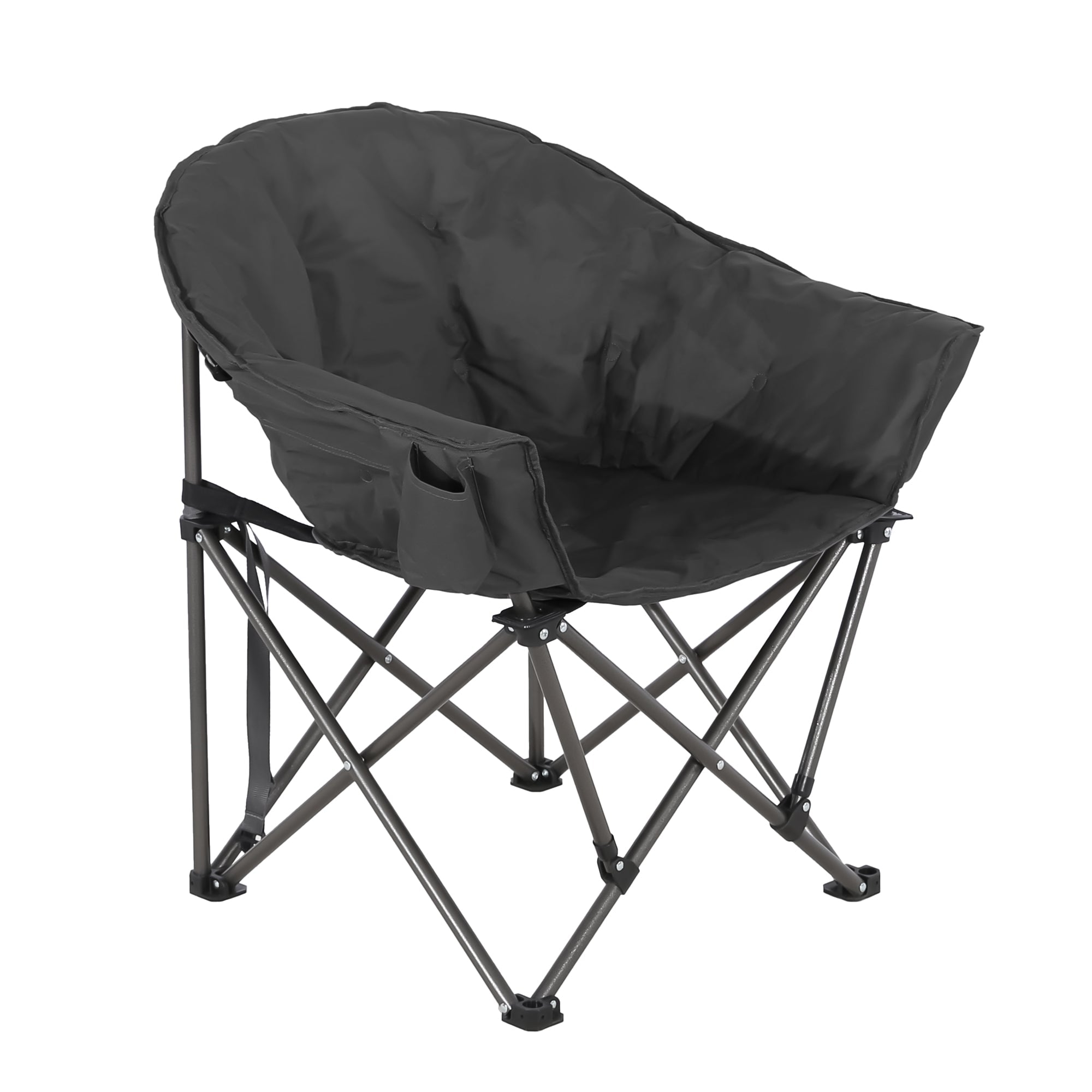 Ainfox 2PCS Oversized Camping Chair Folding Chair Camp Chair for Outdoor, Adults, Men and Women