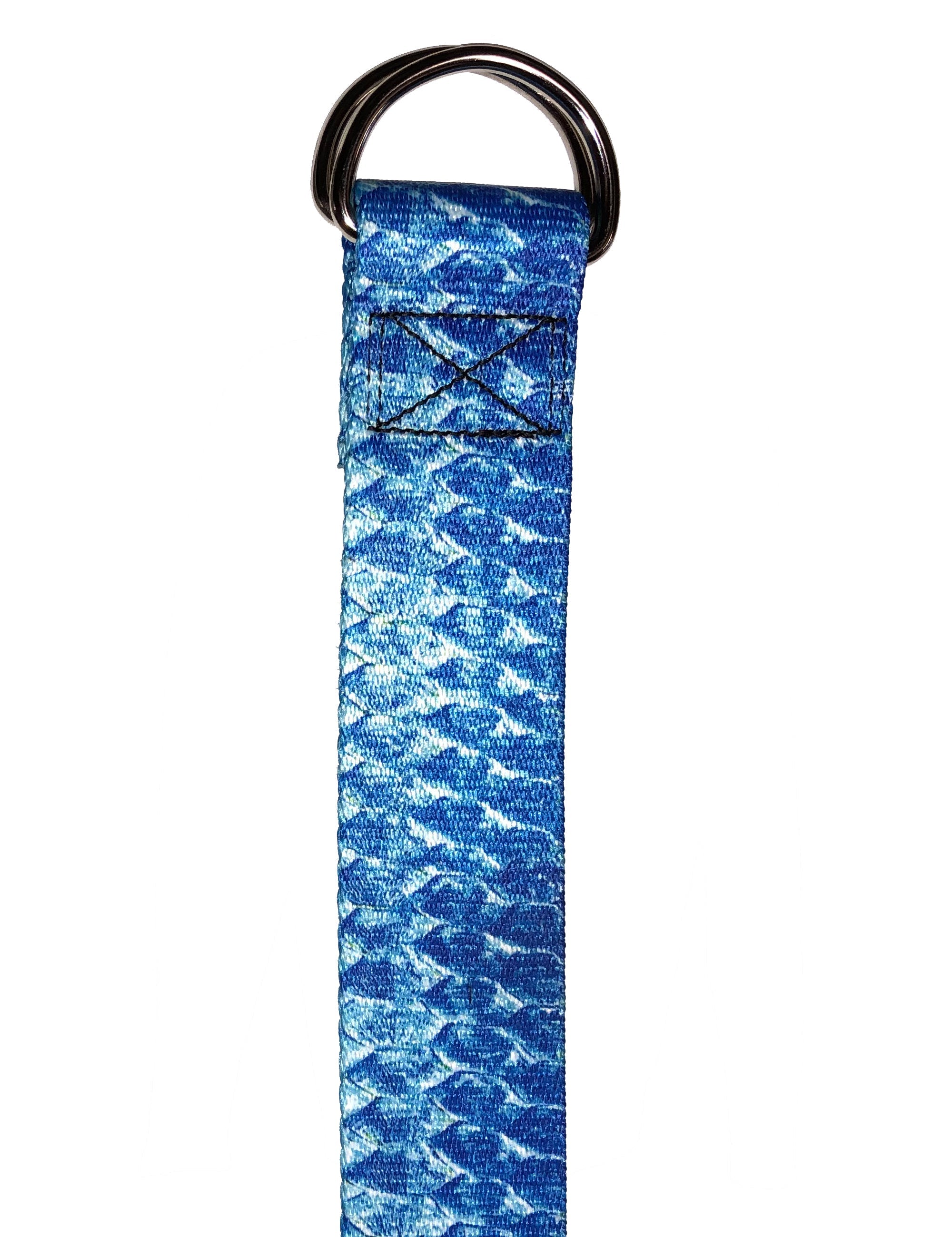 Cognito Brands Tarpon Webbing Belt with Fin Flank Accessories, adjustable strap and durable design for casual wear.