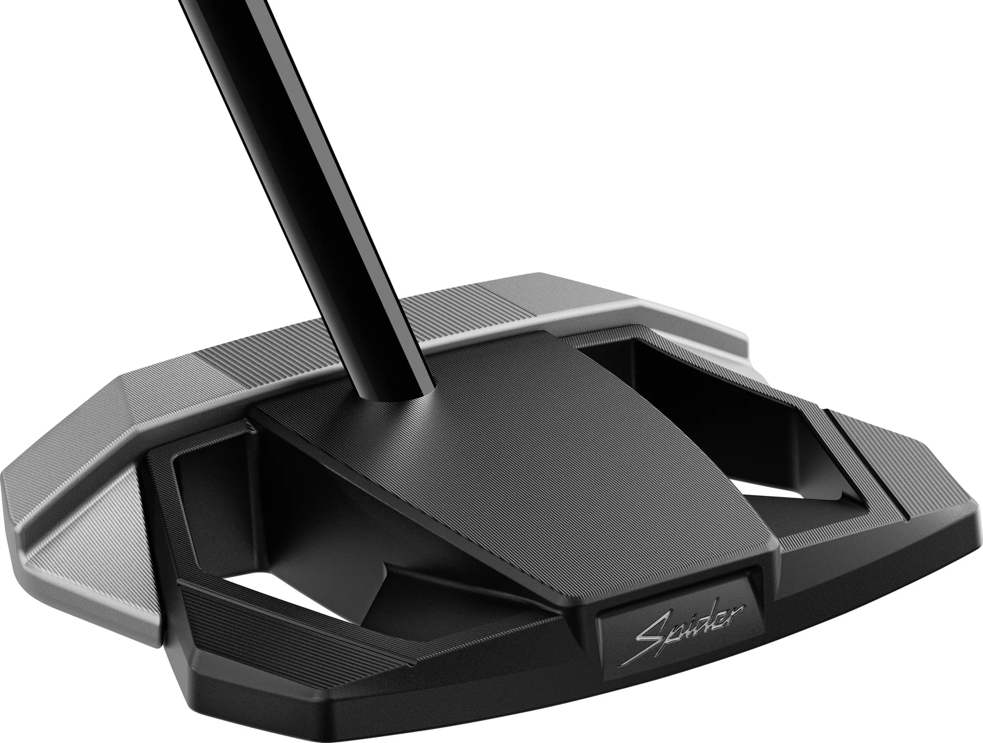 TaylorMade Spider ZT Counterbalance Putter, a golf club with a sleek design and counterbalance weight for improved stability.