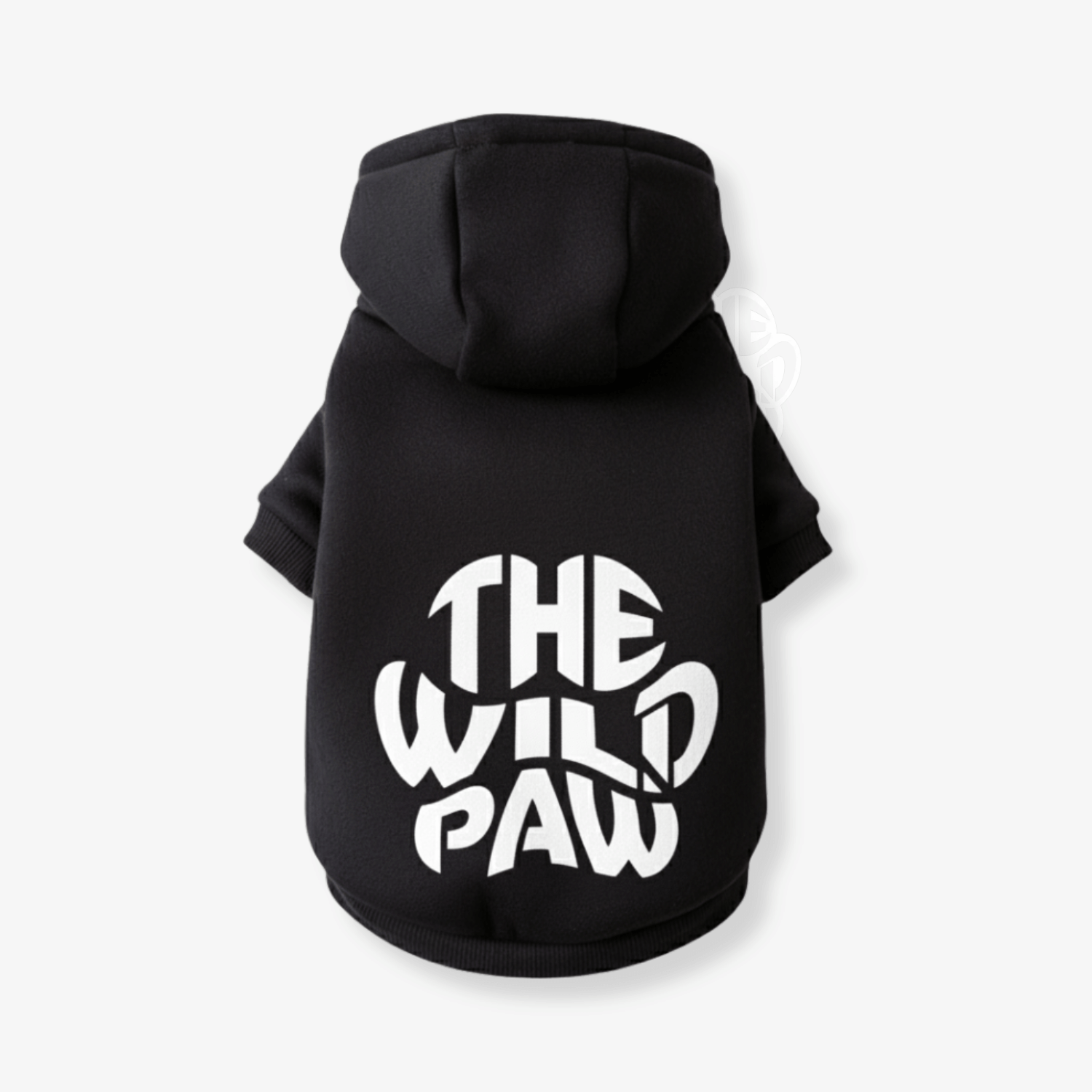 Black Terrain Trek Hoodie by The Wild Paw, featuring a comfortable fit and outdoor-inspired design.