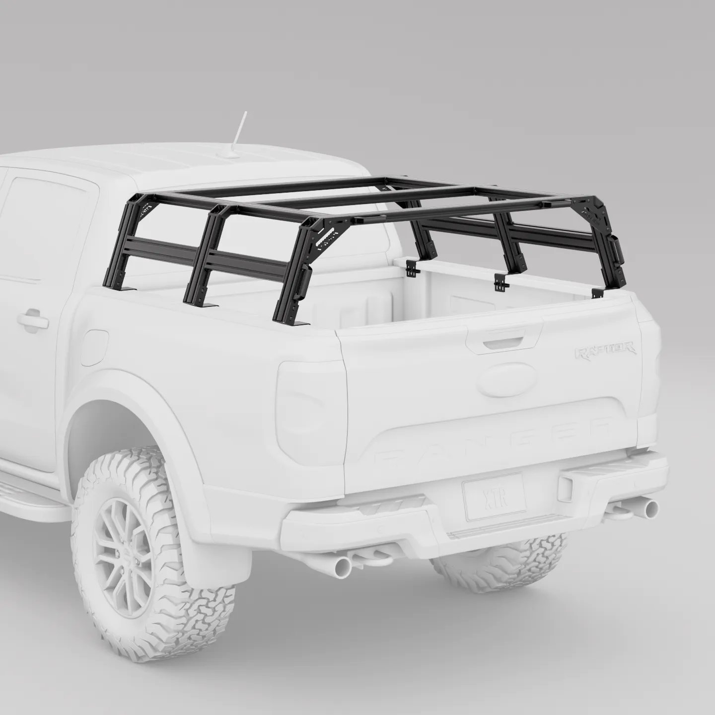 Ford Ranger Pickup Truck Pre-configured XTR3 Bed Rack + MOLLE Packages - OVERLANDERS Outfitter
