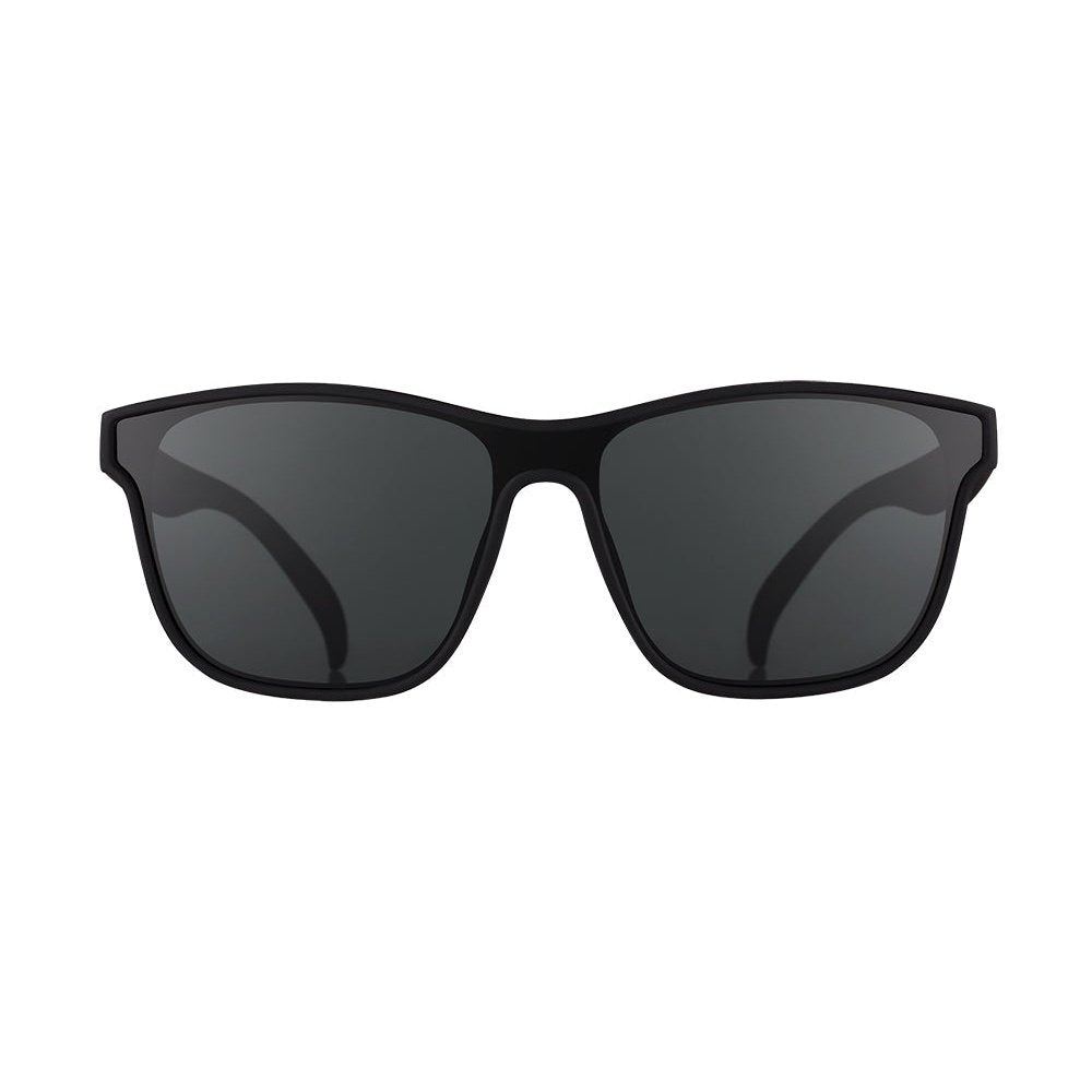 Rare Air Discs “The Future Is Void” VRG Premium sunglasses, stylish accessories with dark tinted lenses and sleek black frames.