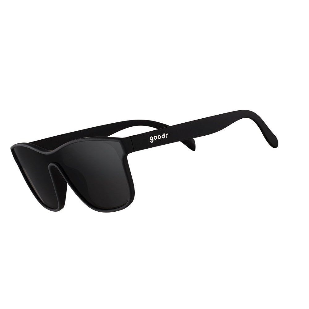 Rare Air Discs "The Future Is Void" VRG Premium sunglasses shown, featuring sleek black frame and tinted lenses.